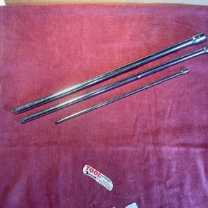 3pc Craftsman 1/4" 43532 14, 3/8" 44263 & 1/2" 44134 Drive 20" Extension -H- USA - Picture 1 of 5