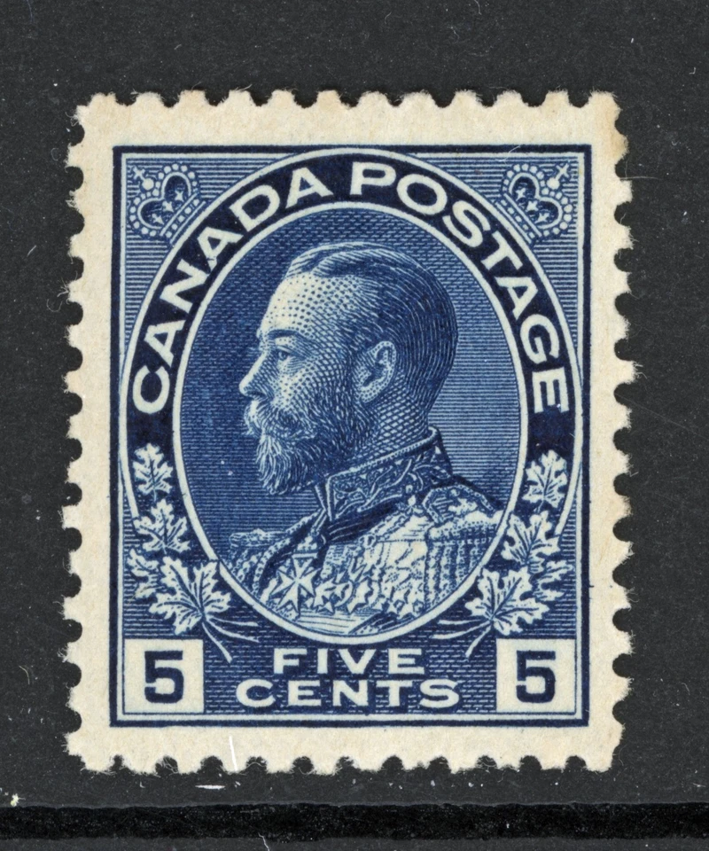 CANADA 111a Mint VF 5c indigo Admiral $600.00 - Image 1 of 1