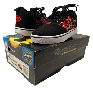 Chaussures enfant jeunesse Heelys Pro 20 Flames noir/flammes pointure 2 BASKETS ROLLER-SKATE - Photo 1/16