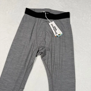 Smartwool Base Layer Pants Men's Small Retail Gray All Season Merino Wool - Picture 1 of 16