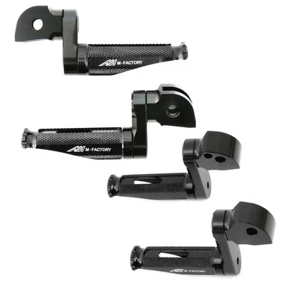 Pinzas traseras delanteras ajustables negras de 25 mm MFP para Daytona 675 / R 09 10 11 12 Foto 1 de 4