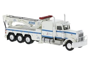 BREKINA Peterbilt 359 Tow Truck - NYPD / Scale 1:87 / NEW - BOXED - Afbeelding 1 van 3