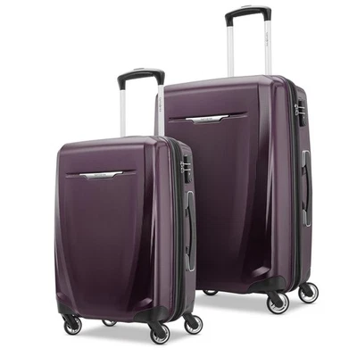 Samsonite Winfield 3 DLX Maleta Expandible Equipaje, Ciruela, Juego de 2 Piezas (20/25") Foto 1 de 4