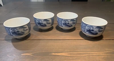 Vintage Lot. Orig. Chinese Porcelain Blue & White Cup 2” Excellent Shape & Color - Image 1 of 4