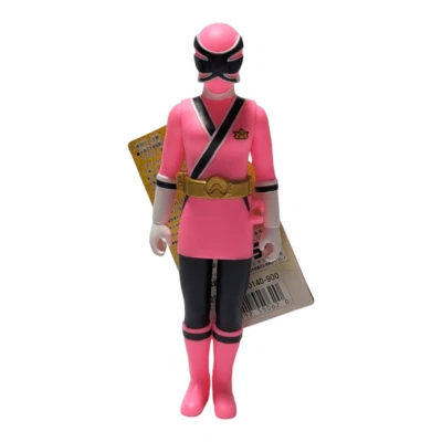 Samurai Sentai Shinkenger Sentai Hero Series Pink Soft Vinyl Figure Bandai 2009 - Image 1 of 2
