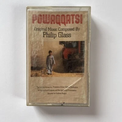 Powaqqatsi, Original Music Composed By Philip Glass (1988) Cassette Tape - Image 1 of 4