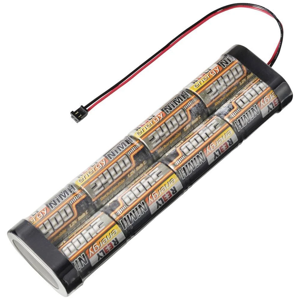 Reely Modellbau-Akkupack (NiMh) 9.6 V 2400 mAh Zellen-Zahl: 8 Sub-C Sub-C Stick - Bild 1 von 2