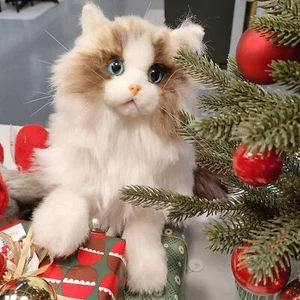 Weighted Stuffed Animals,Handmade Realistic Cat Plush Toy 3.3LBS - Picture 1 of 9