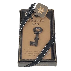 SANTA KEY -  Santa's Magic Key For Houses Without A Chimney! Argento by Sicura - Picture 1 of 9