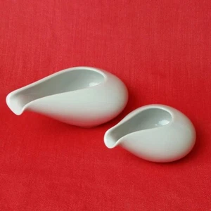 Rosenthal studio-line Drop Luigi Colani agitador de azúcar y vertedor de leche porcelana - Imagen 1 de 2