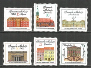 Germany DDR 1971 year mint stamps MNH(**) Michel# 1661-66 Architecture - Picture 1 of 1
