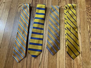 Brooks Brothers gestreifte Seidenkrawatten für Herren, 4er-Set SCHÖN! - Bild 1 von 2