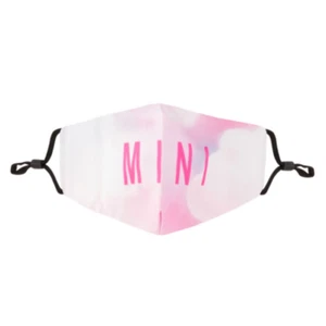 Olivia Miller Kids Youth Face Mask Girls Boys Pink White Mini Washable Reusable - Picture 1 of 2