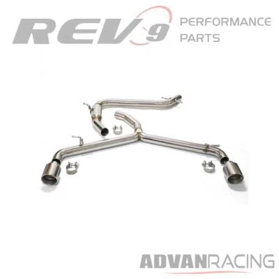 Rev9(CB-012A) Volkswagen MK6 GTI 09-14 2.0T TFSI Turbo Stainless Cat-Back Exh... - Image 1 of 4