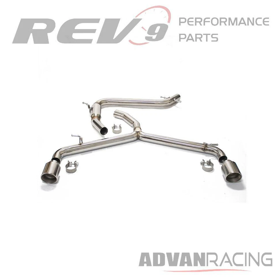 Rev9(CB-012A) Volkswagen MK6 GTI 09-14 2.0T TFSI Turbo Stainless Cat-Back Exh... - Image 1 of 4