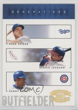 2005 Donruss Throwback Threads Gold Century Proof Duke Snider Reggie Jackson HOF