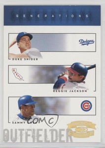 2005 Donruss Throwback Threads Gold Century Proof Duke Snider Reggie Jackson HOF