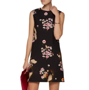 CLEARANCE--NWT MOSCHINO Burned Effect Crepe Mini Dress, US12/IT46, MSRP $1050 - Picture 1 of 12