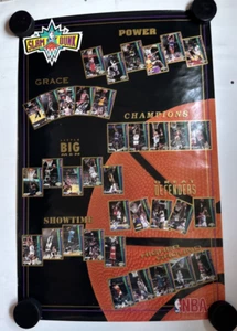 1993 Fleer NBA Slam Dunk Promotional Poster Jordan Dominique Drexler Spud Webb - Picture 1 of 15
