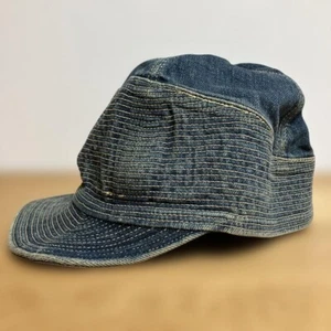 KAPITAL Denim Hat The Old Man and the Sea Cap Rare Good condition Japan Used - Picture 1 of 6