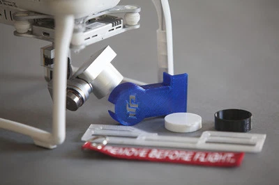 DJI Phantom 3 Deluxe Flight Kit Translucent BLUE - Image 1 of 4