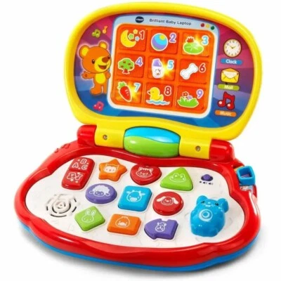 NIB VTech Brilliant Baby Laptop Interactive Mouse Sounds Lights Animals Shapes - Image 1 of 4