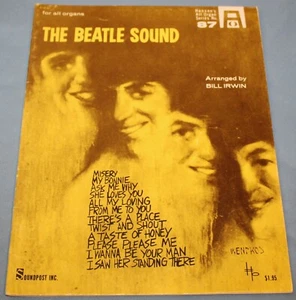 THE BEATLES SOUND 1964 ALL ORGAN SONGBOOK MCCARTNEY LENNON STARR 12 SONGS - Picture 1 of 4