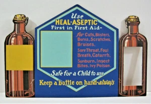 Vintage Heal Aseptic Kalasign Hvy Cardboard Store Display Sign and Product Box - Picture 1 of 5