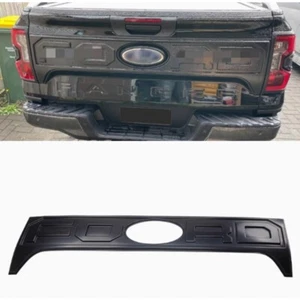 For Ford Ranger 2022-2024 ABS Plastic Black Trunk Boot Tailgate Door Panel Trim - Foto 1 di 6