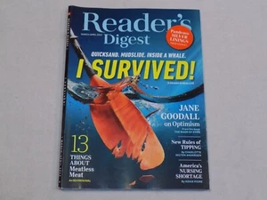 Reader's Digest Magazine March April 2022 Jane Goodall Tipping I Survived Whale  - Picture 1 of 1