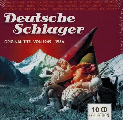 MUSIK-CD-BOX - Deutsche Schlager - Original-Titel von 1949-1956 - 10 CD Set - Bild 1 von 2