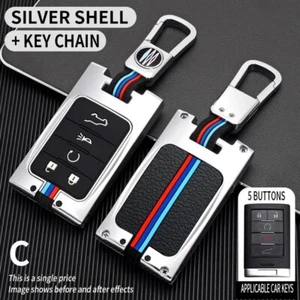 Funda protectora con llave de coche de aleación de zinc para Cadillac SRX XTS ATS CTS ESCALADE - Imagen 1 de 14