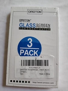 Pack 3 Protecteurs d'écran Omoton HD pour Smartwatch 46mm Verre Trempé - Photo 1 sur 2