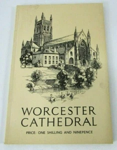 Worcester Cathedral Illustrated Booklet History Architecture Library School VTG - Picture 1 of 7