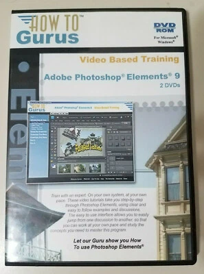 How to Gurus Video Based Training 2 DVD Rom Photoshop Elements 9 Windows - Image 1 of 4