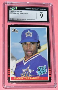 1985 Donruss #27 Danny Tartabull - Mariners - Rookie Card RC  - CGC 9 Mint - Picture 1 of 2