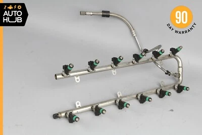 Carril inyector de combustible 03-14 Mercedes W221 S600 CL600 S65 AMG M275 2750700695 OEM Foto 1 de 4