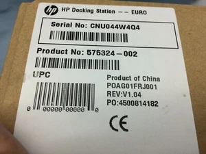 HP EliteBook 8440p 8470w 6560b 6555B Docking Station 575324-002 EURO - Picture 1 of 9