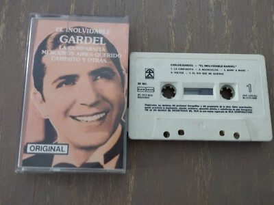 CARLOS Gardel el Unforgettable 1972 Indalo exitos - Cinta Tape Cassette Foto 1 de 3