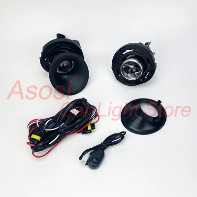 Luces antiniebla luces de conducción para Dodge Challenger 2016-2023 con bisel de cable interruptor de bombilla Foto 1 de 4