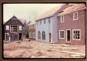 1978 Cross River New York House Construction Kodachrome Slide NY - Picture 1 of 2