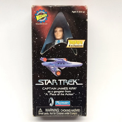 ⭐️ Star Trek Captain James Kirk Playmates ToyFare Exclusive Wizard Action Figure Cover