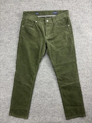 Pantalones 7 Diamonds Clifton Para Hombre W31 x L30 Verde Pana Pierna Recta Informales Foto 1 de 4