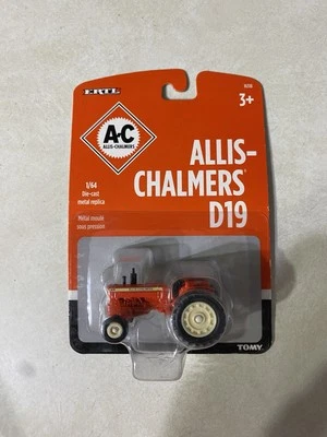 Trator Allis Chalmers D-19 escala 1/64 estação aberta frontal larga fundido Ertl - Imagem 1 de 2