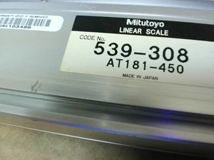 Mitutoyo 539-308 Linear Scale Encoder 24" w/o Cable AT181-450 - Reconditioned - Picture 1 of 3