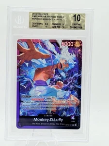 BGS 10 Monkey D. Luffy Leader Card OP09-061 Starter Deck 2025 ONE PIECE Englisch - Bild 1 von 3