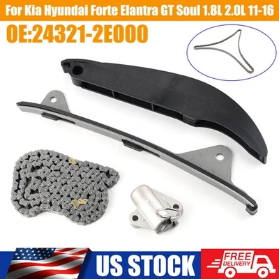Timing Chain Kit For 2011-2016 Kia Hyundai Forte Elantra GT Soul 1.8L 2.0L Foto 1 de 4
