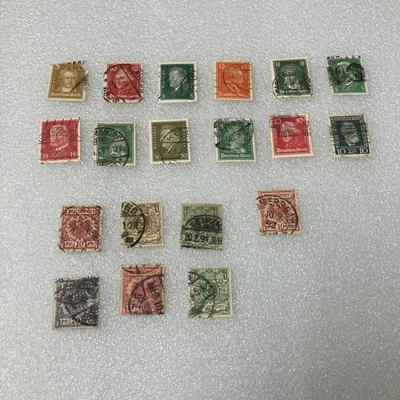 12 USED HR Deutsches Reich Stamps+7 Reichspost Stamps; 1925-1945; $1 Ship- DEAL! - Image 1 of 4