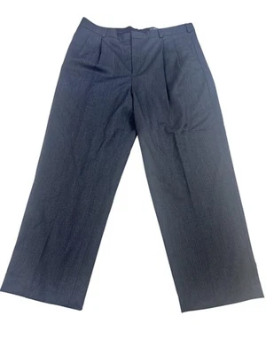 Eddie Bauer Pants Mens 40 Tall Gray Pleated Dress Slacks Work Office Flaw w Tags - Image 1 of 4