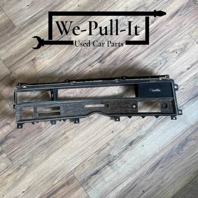 71-73 CADILLAC DEVILLE DASH INSTRUMENT CLUSTER SPEEDOMETER RADIO BEZEL OEM - Image 1 of 4